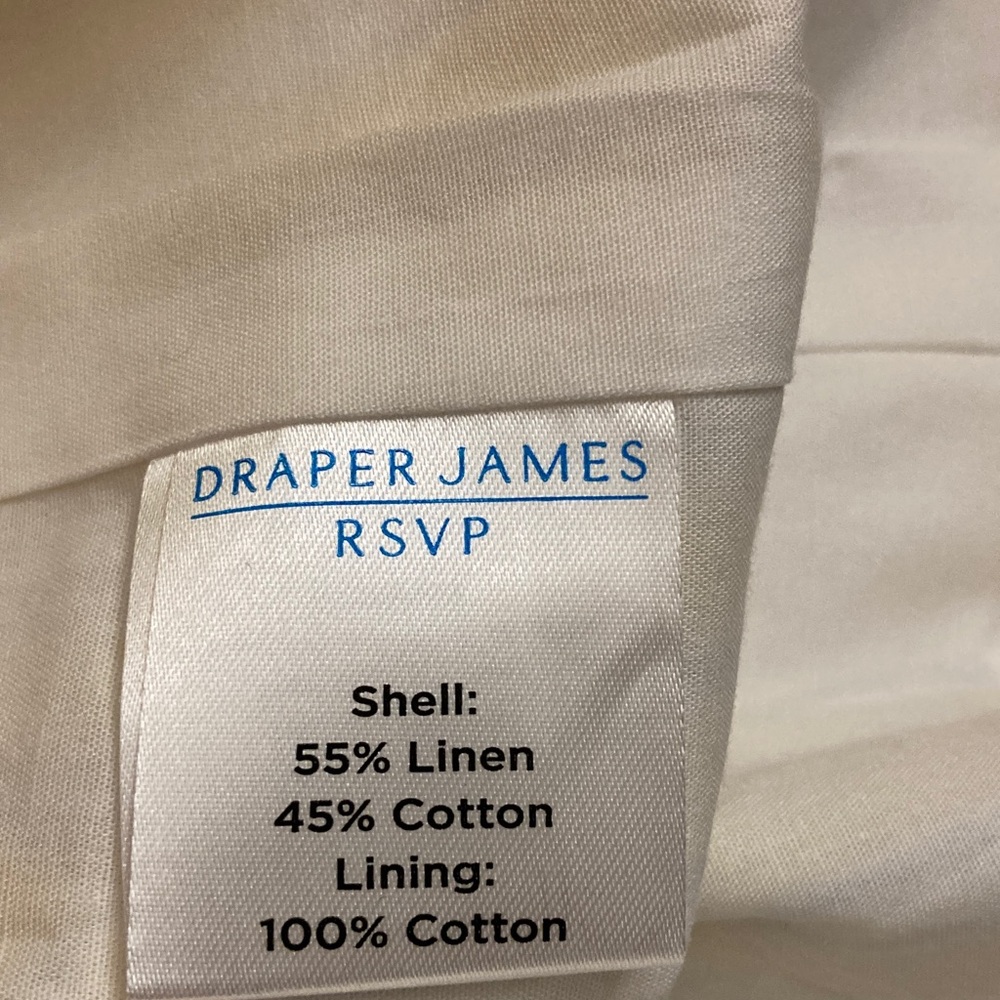 Draper James Yellow Striped Blazer M‎ - Picture 4 of 4
